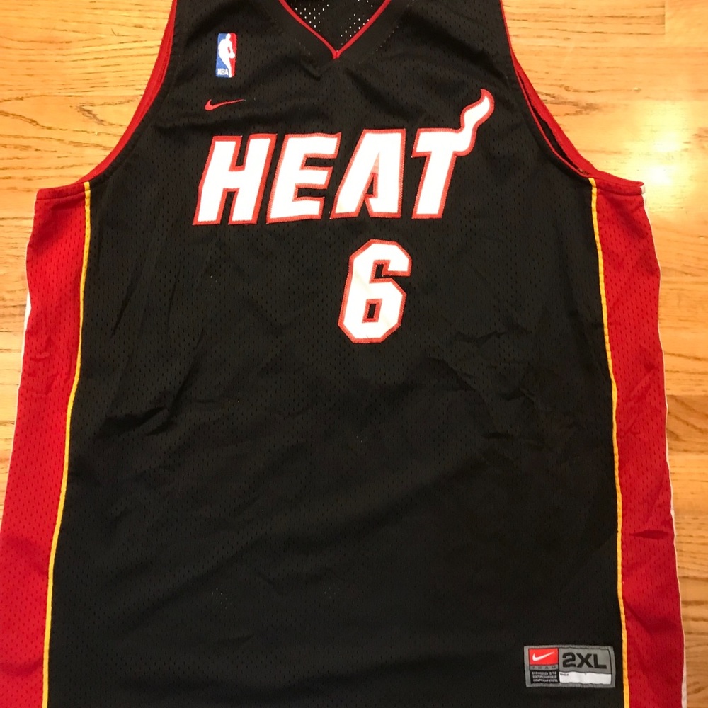 Eddie Jones throwback Nike swingman 2xl Miami Heat